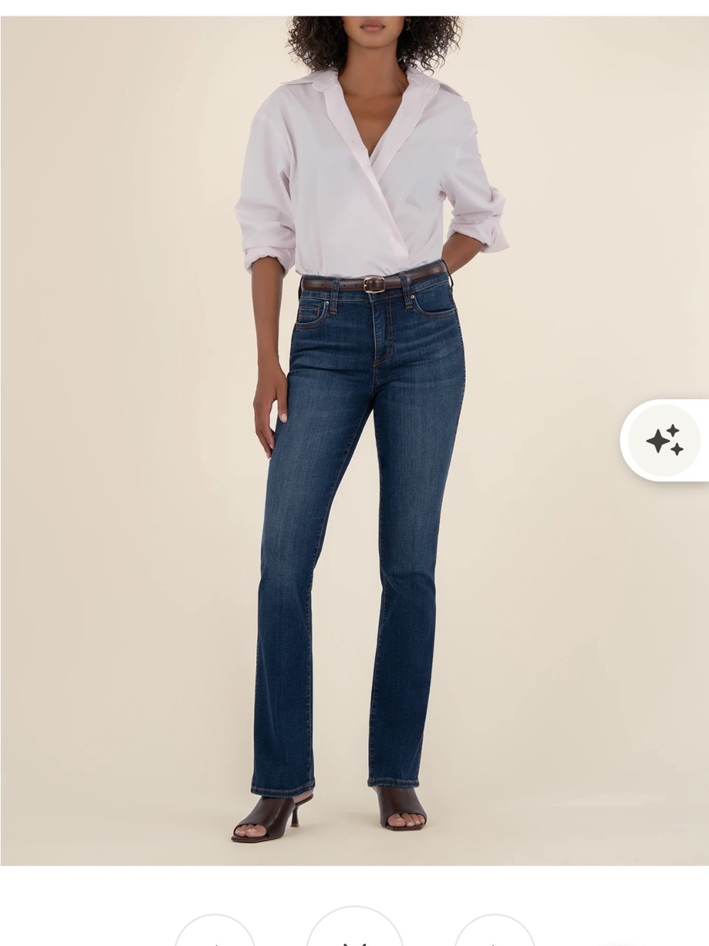 Kut from the Kloth Natalie High Rise Bootcut in Monument Wash